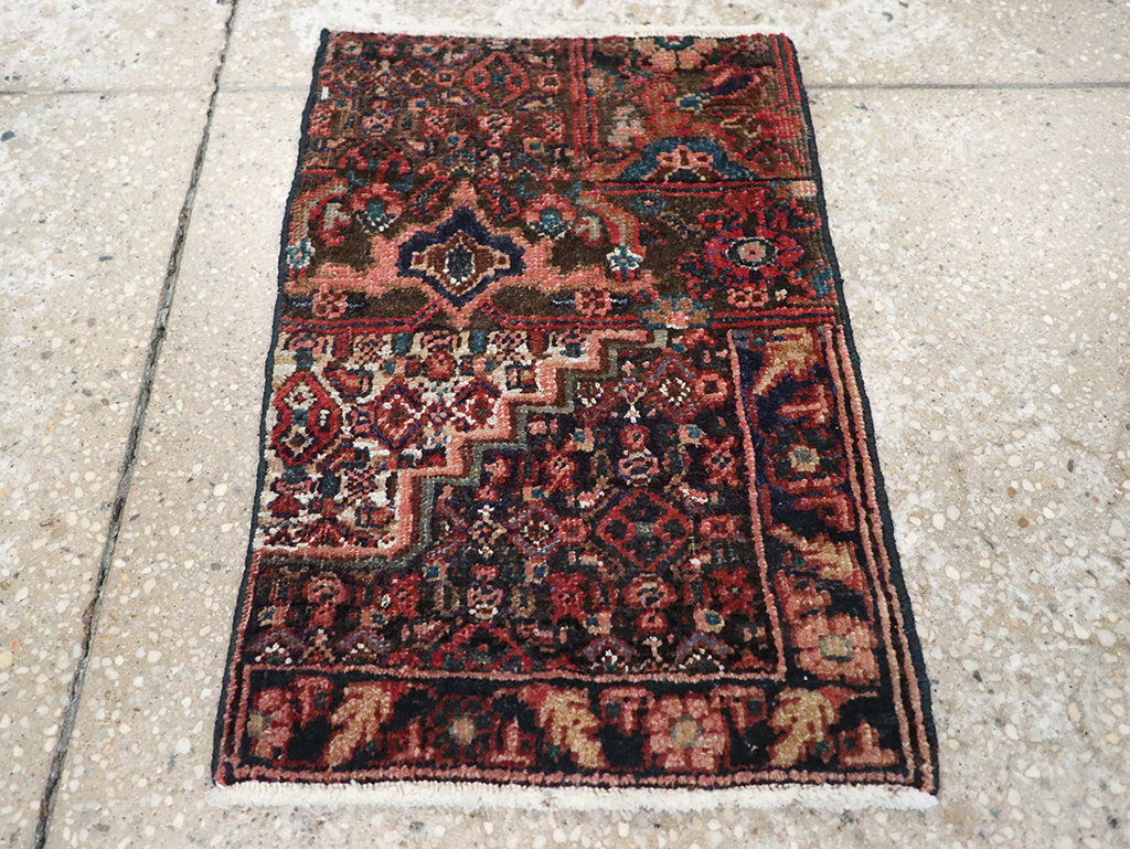 Vintage Persian Kurdish Sampler Rug, No.21644 - Gsblank