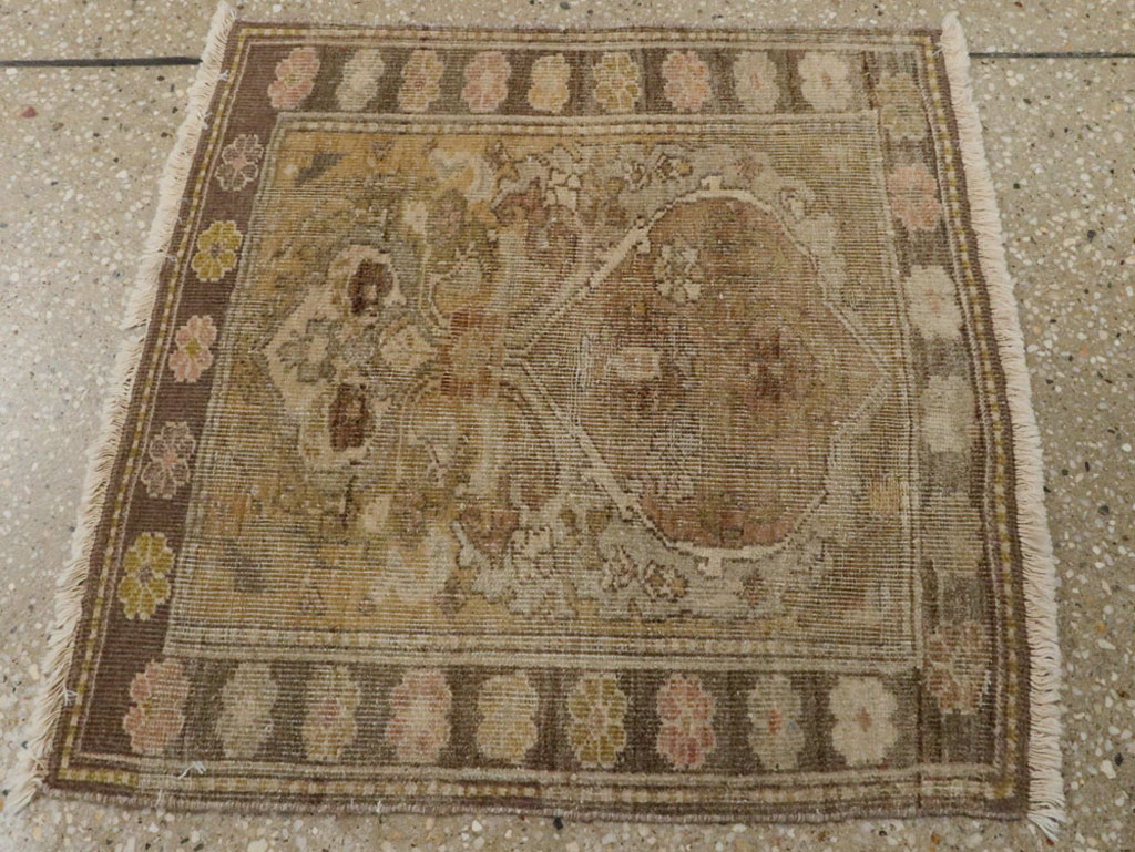 Antique Persian Malayer Square Rug, No.21645 - Gsblank