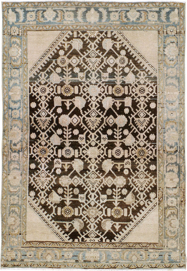 Vintage Persian Malayer Rug, No.21656 - Gsblank
