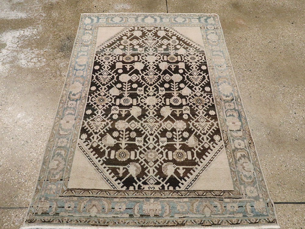 Vintage Persian Malayer Rug, No.21656 - Gsblank