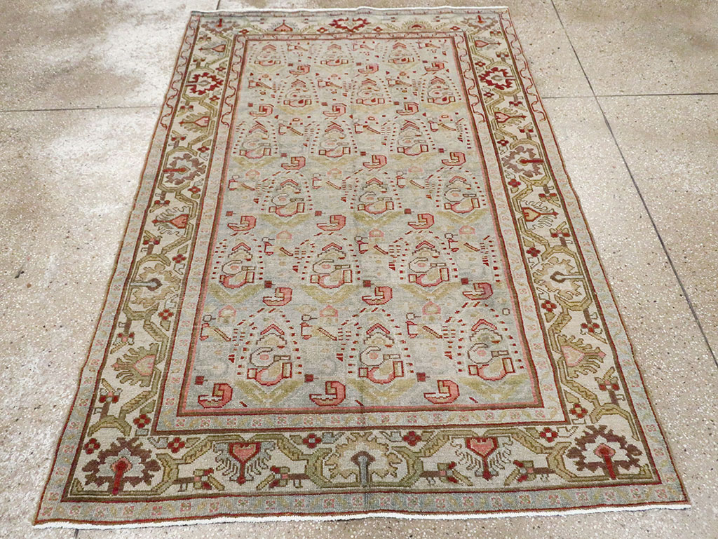 Vintage Persian Malayer Rug, No.21657 - Gsblank