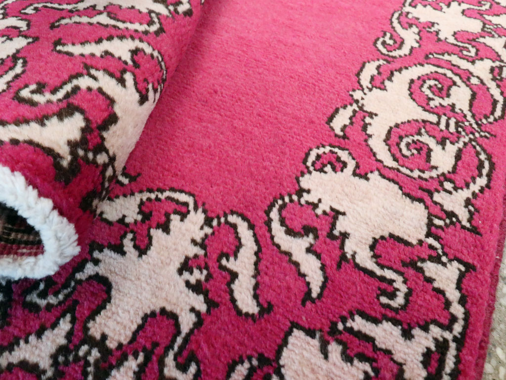 Vintage Persian Tabriz Rug (Pair: 1 of 2), No.21665 - Gsblank