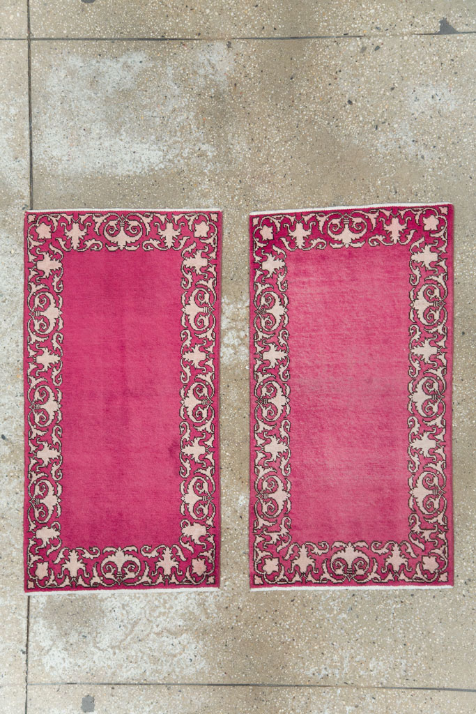 Vintage Persian Tabriz Rug (Pair: 2 of 2), No.21666 - Gsblank