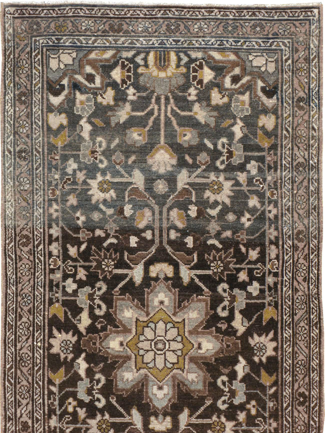 Vintage Persian Malayer Runner, No.21675 - Gsblank
