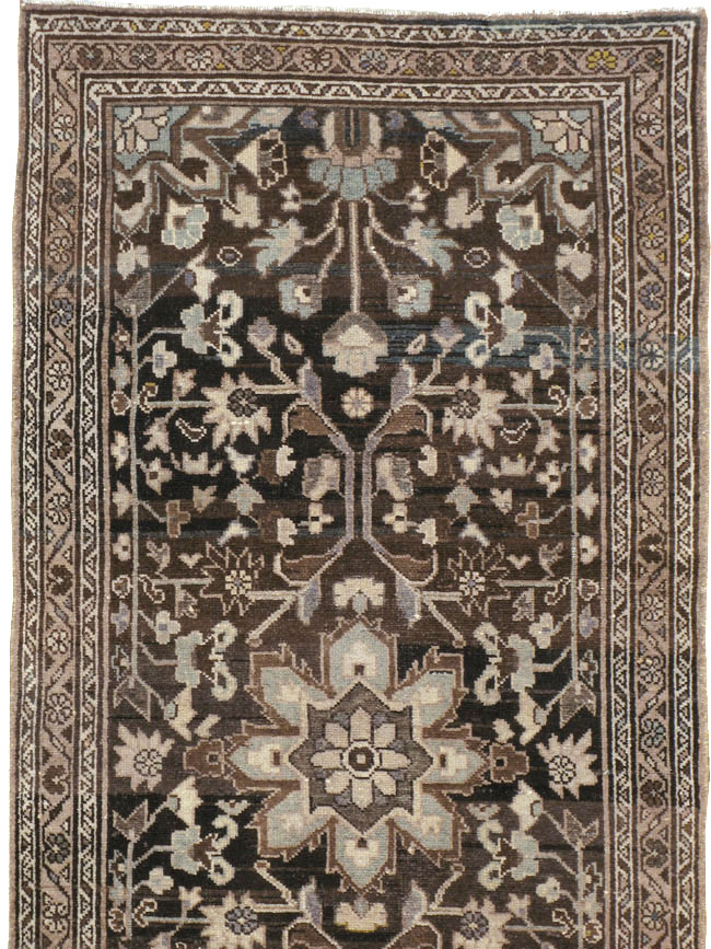 Vintage Persian Malayer Runner, No.21675 - Gsblank