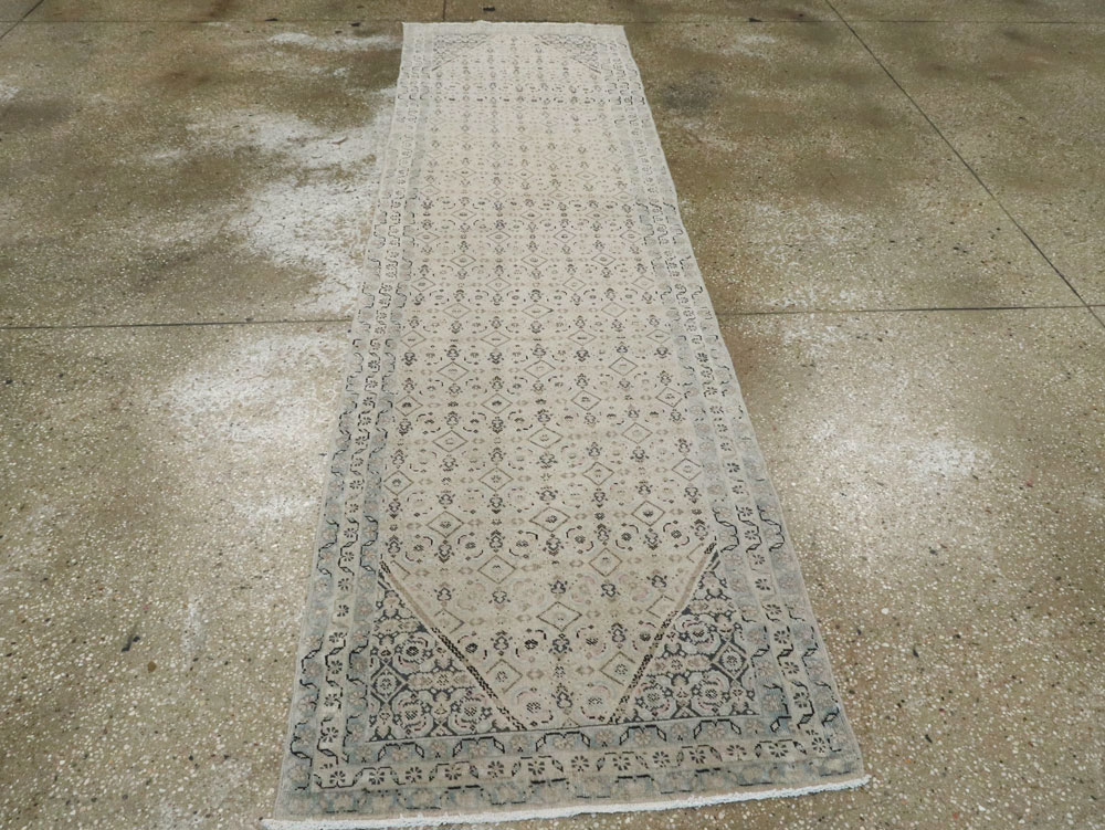 Vintage Persian Tabriz Runner, No.21676 - Gsblank