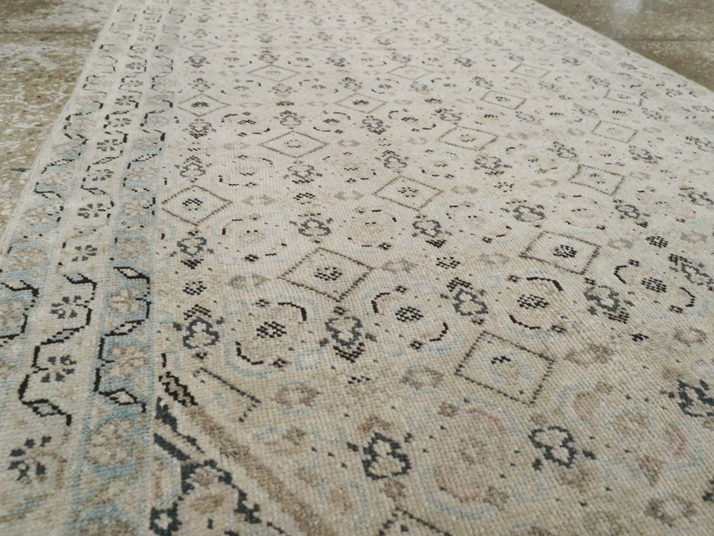 Vintage Persian Tabriz Runner, No.21676 - Gsblank
