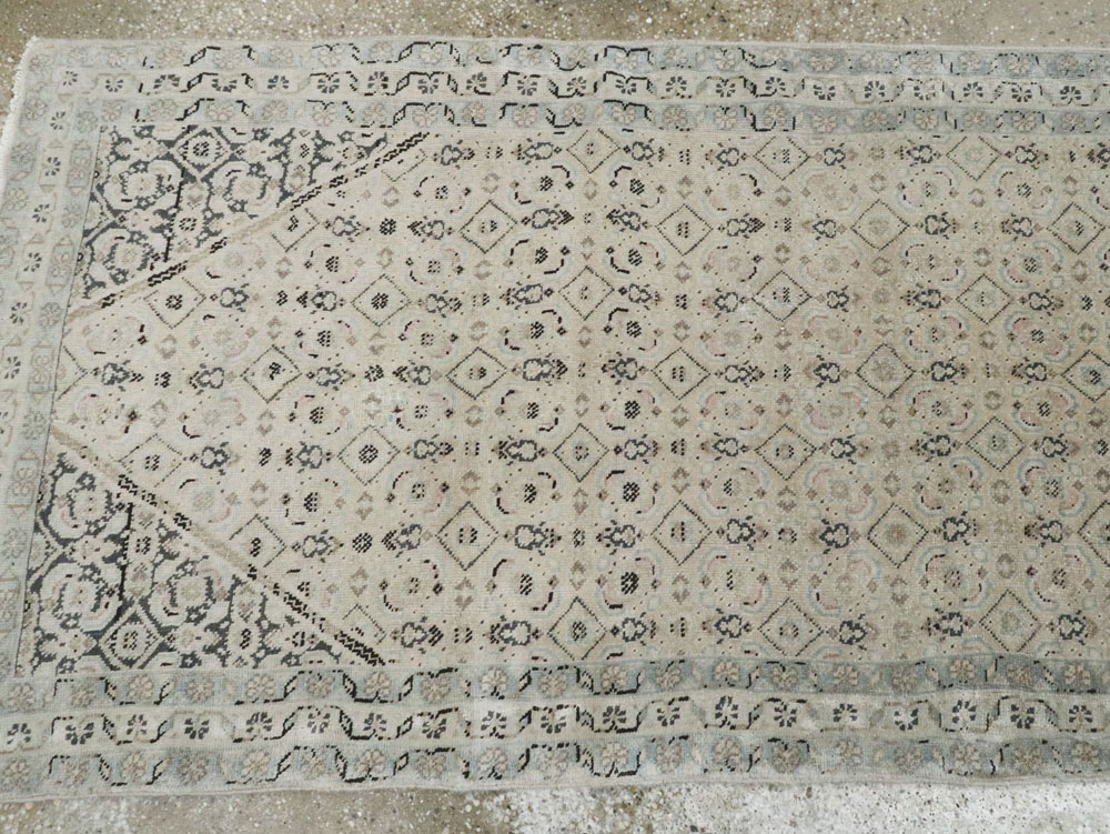 Vintage Persian Tabriz Runner, No.21676 - Gsblank
