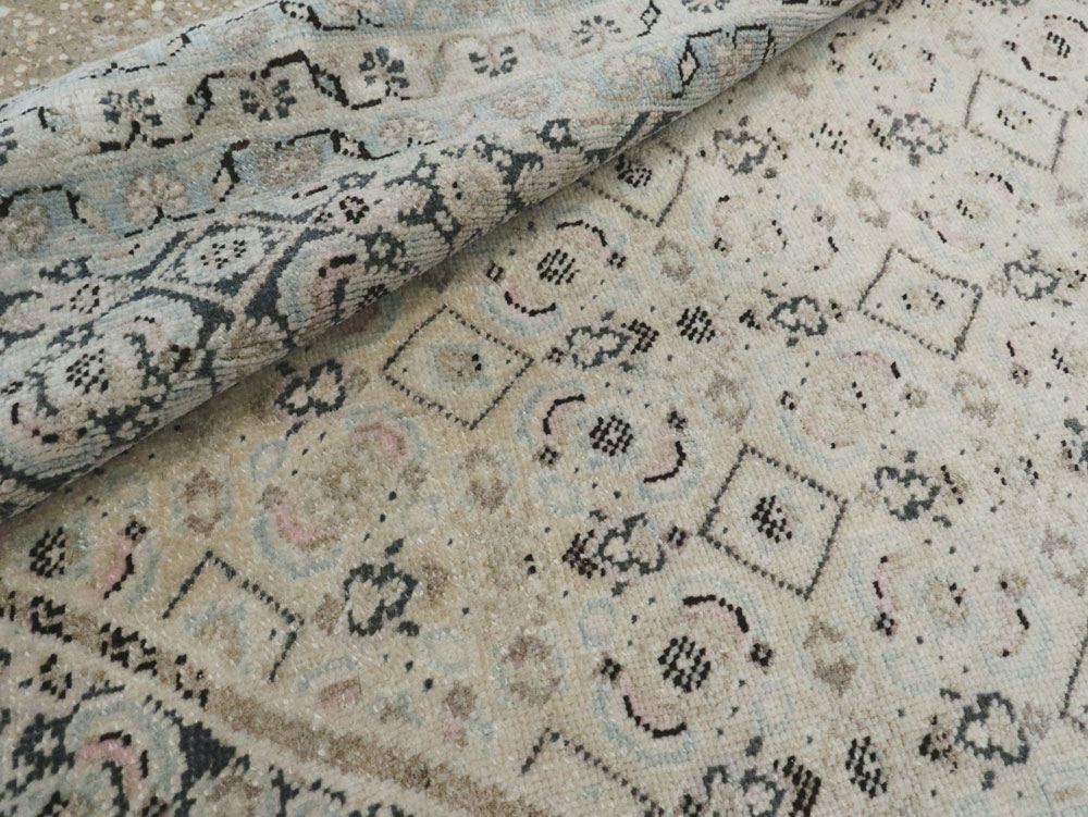 Vintage Persian Tabriz Runner, No.21676 - Gsblank