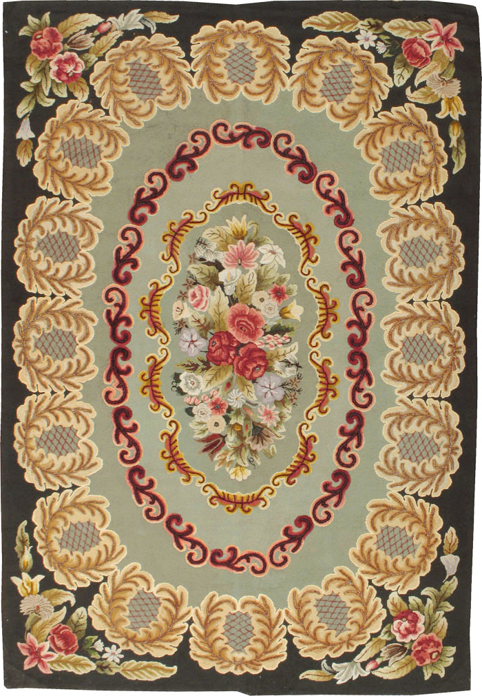 Antique American Hook Rug, No.21695 - Gsblank