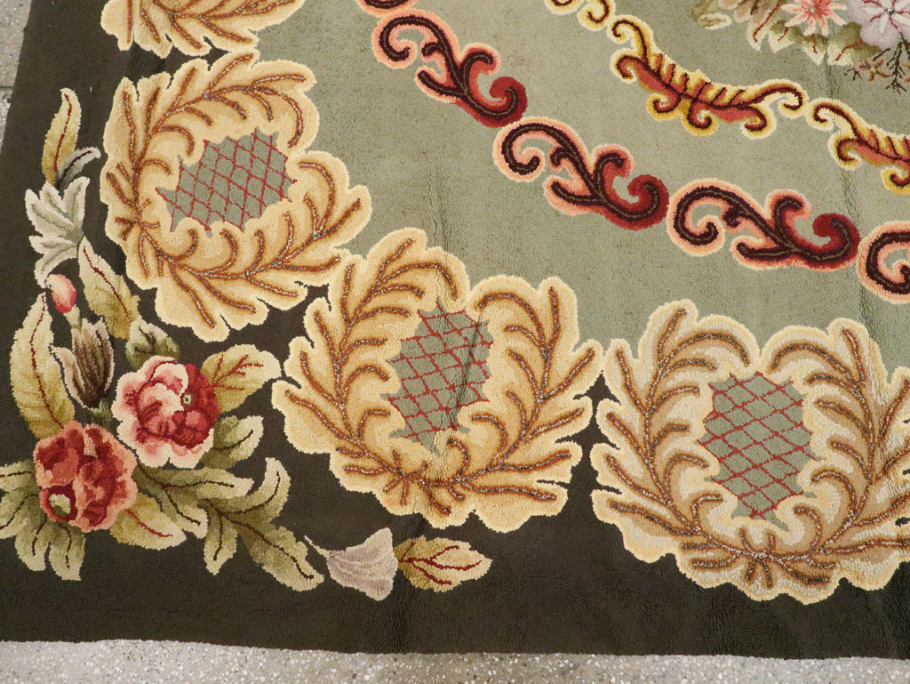 Antique American Hook Rug, No.21695 - Gsblank