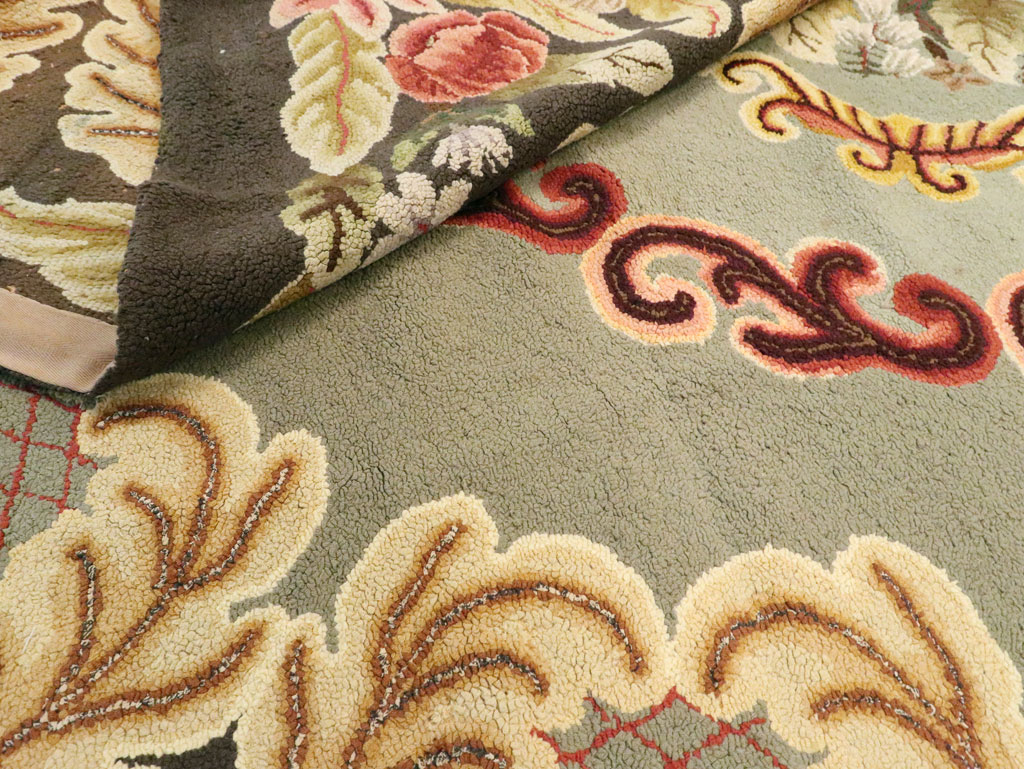 Antique American Hook Rug, No.21695 - Gsblank
