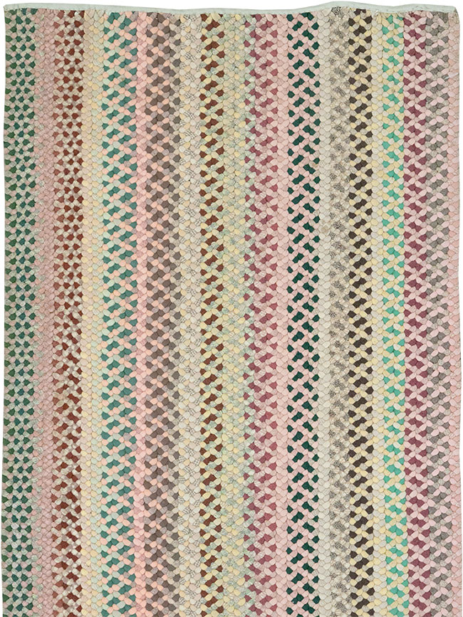 Vintage American Braided Runner, No.21697 - Gsblank