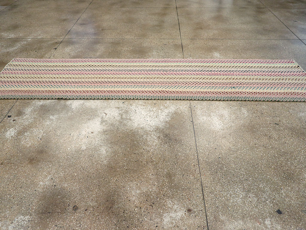 Vintage American Braided Runner, No.21697 - Gsblank