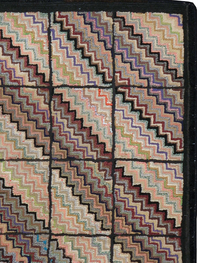 Antique American Hook Rug, No.21699 - Gsblank
