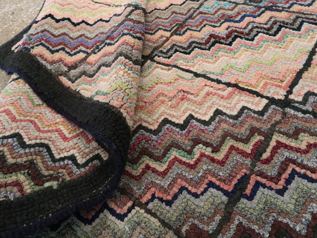 Antique American Hook Rug, No.21699 - Gsblank