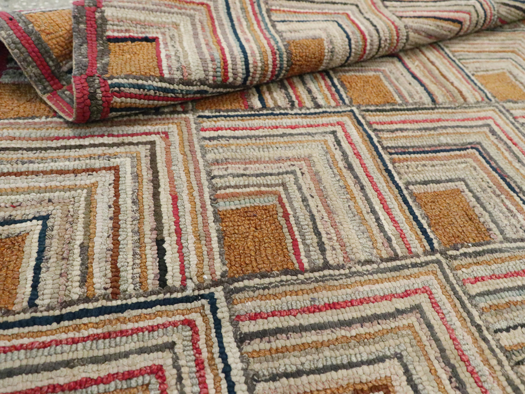 Antique American Hook Rug, No.21700 - Gsblank