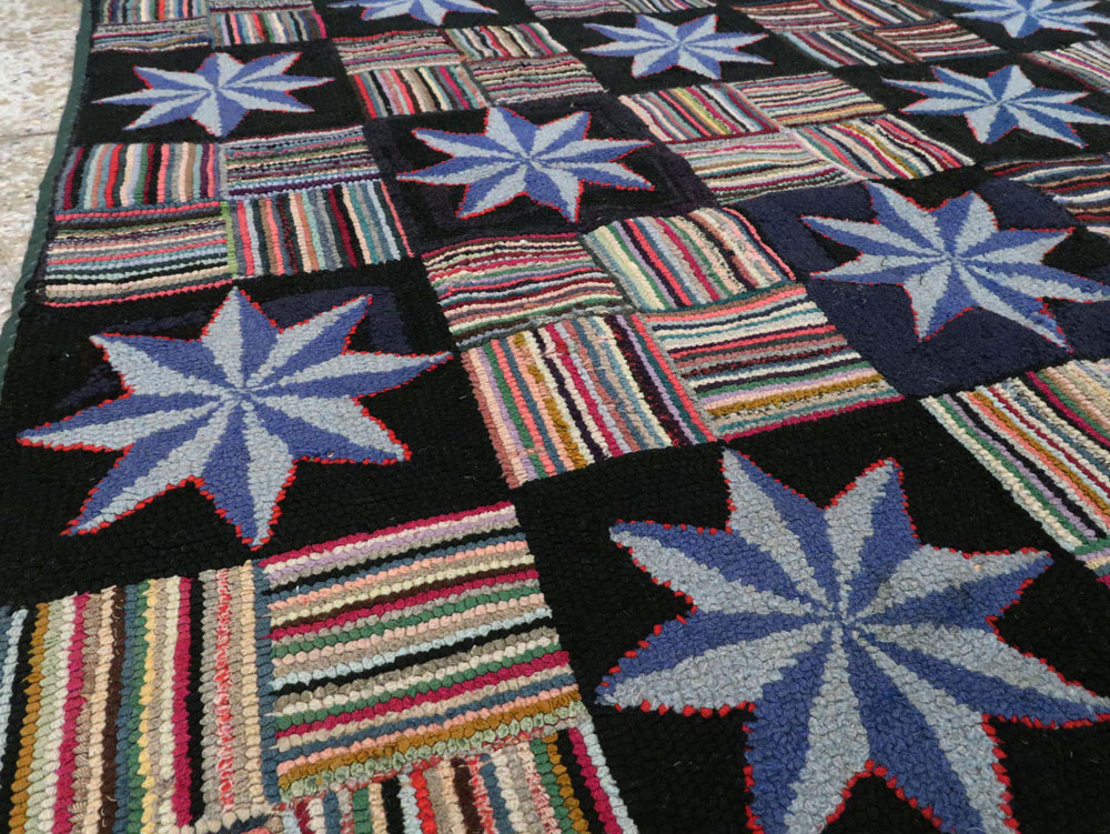 Antique American Hook Rug, No.21702 - Gsblank