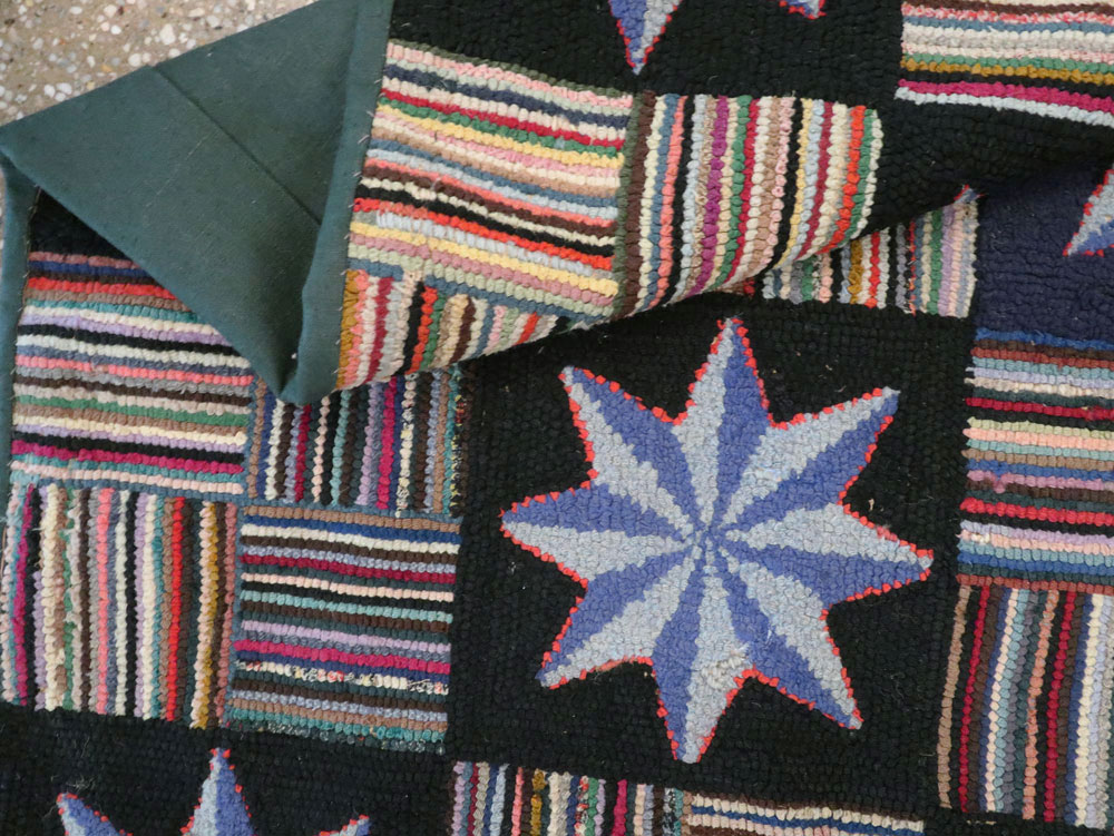 Antique American Hook Rug, No.21702 - Gsblank