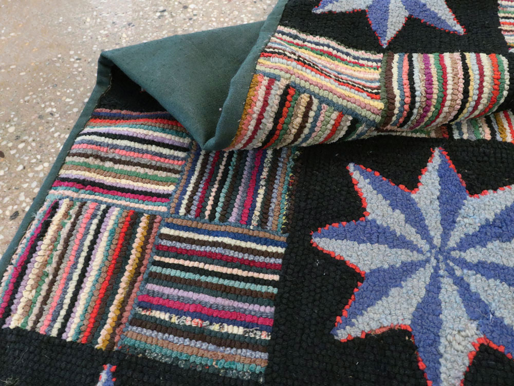 Antique American Hook Rug, No.21702 - Gsblank