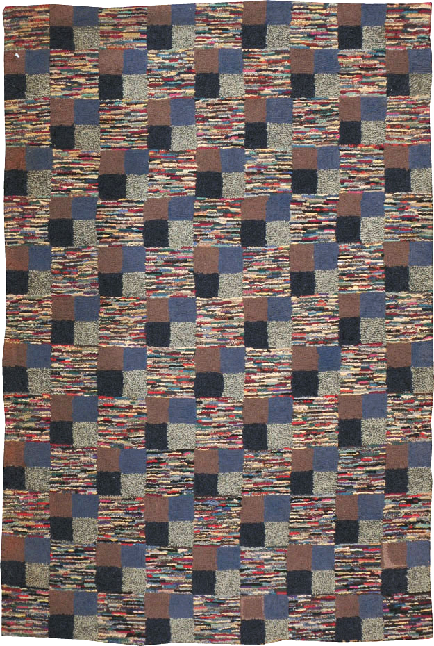 Antique American Hook Rug, No.21709 - Gsblank