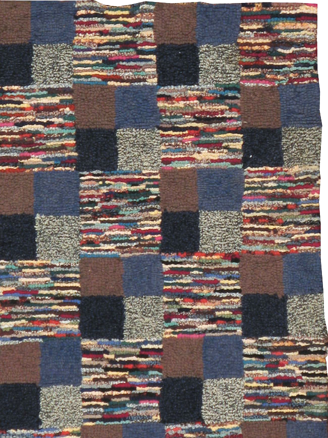 Antique American Hook Rug, No.21709 - Gsblank