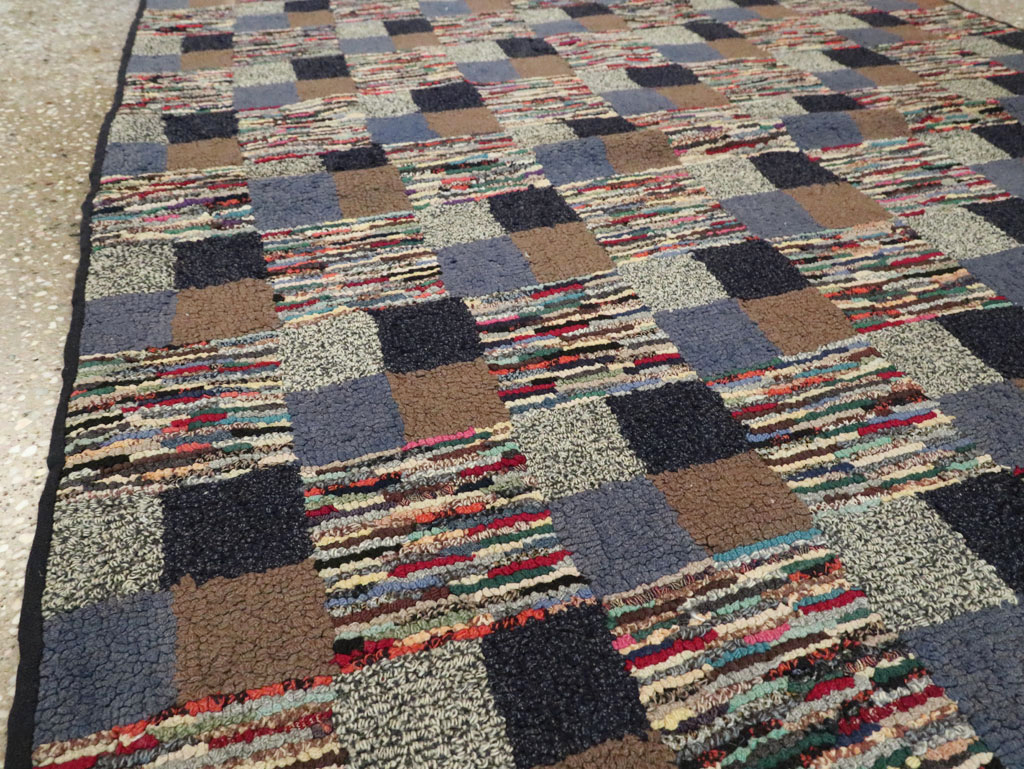 Antique American Hook Rug, No.21709 - Gsblank