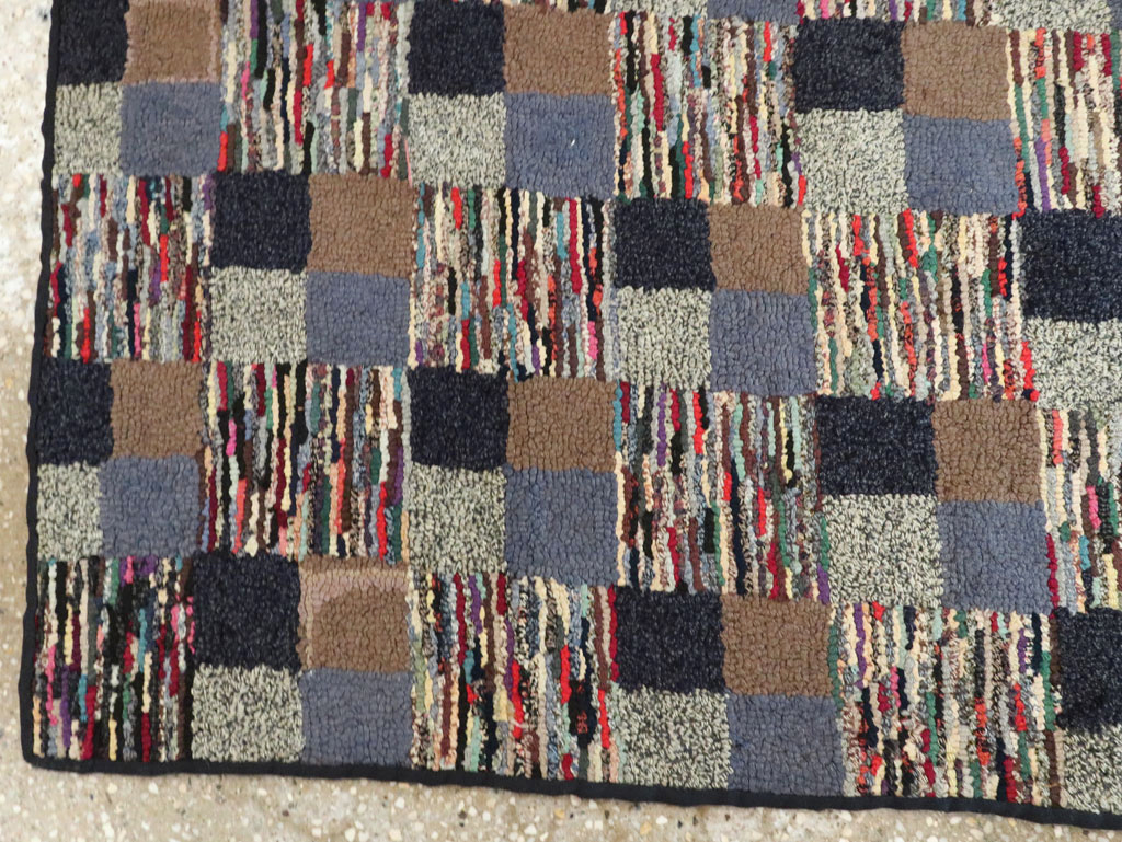 Antique American Hook Rug, No.21709 - Gsblank