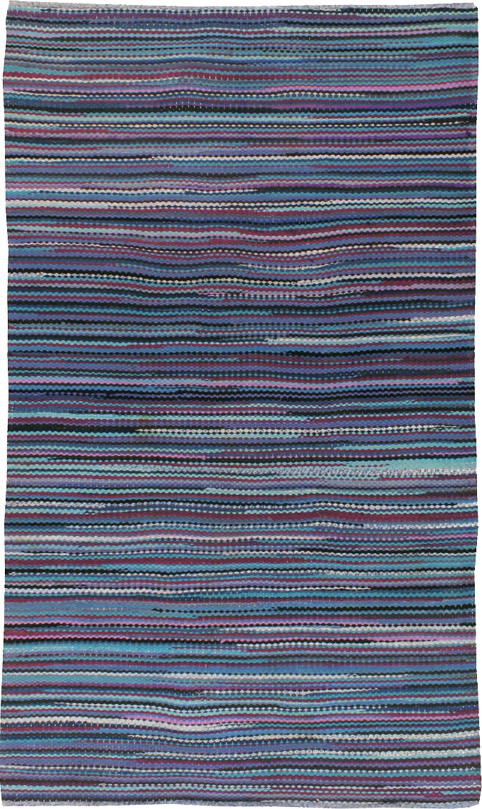 Vintage American Braid Rug, No.21717 - Gsblank