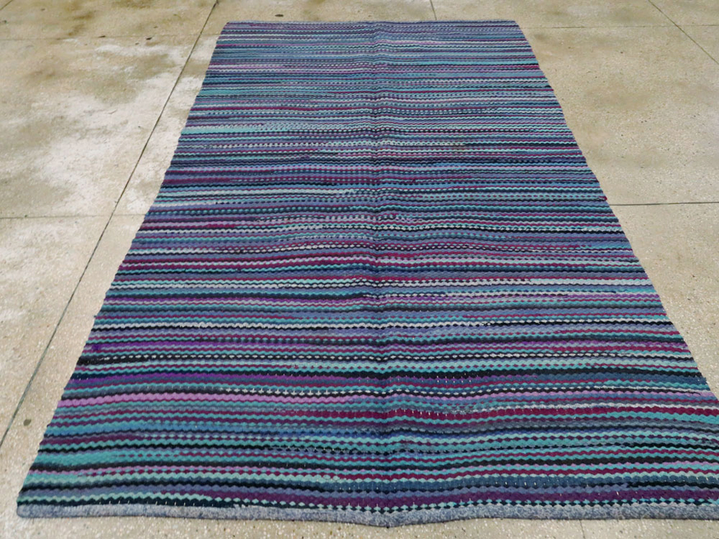 Vintage American Braid Rug, No.21717 - Gsblank