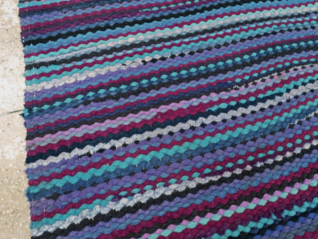 Vintage American Braid Rug, No.21717 - Gsblank