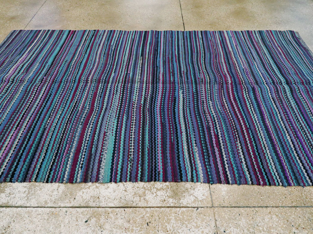 Vintage American Braid Rug, No.21717 - Gsblank