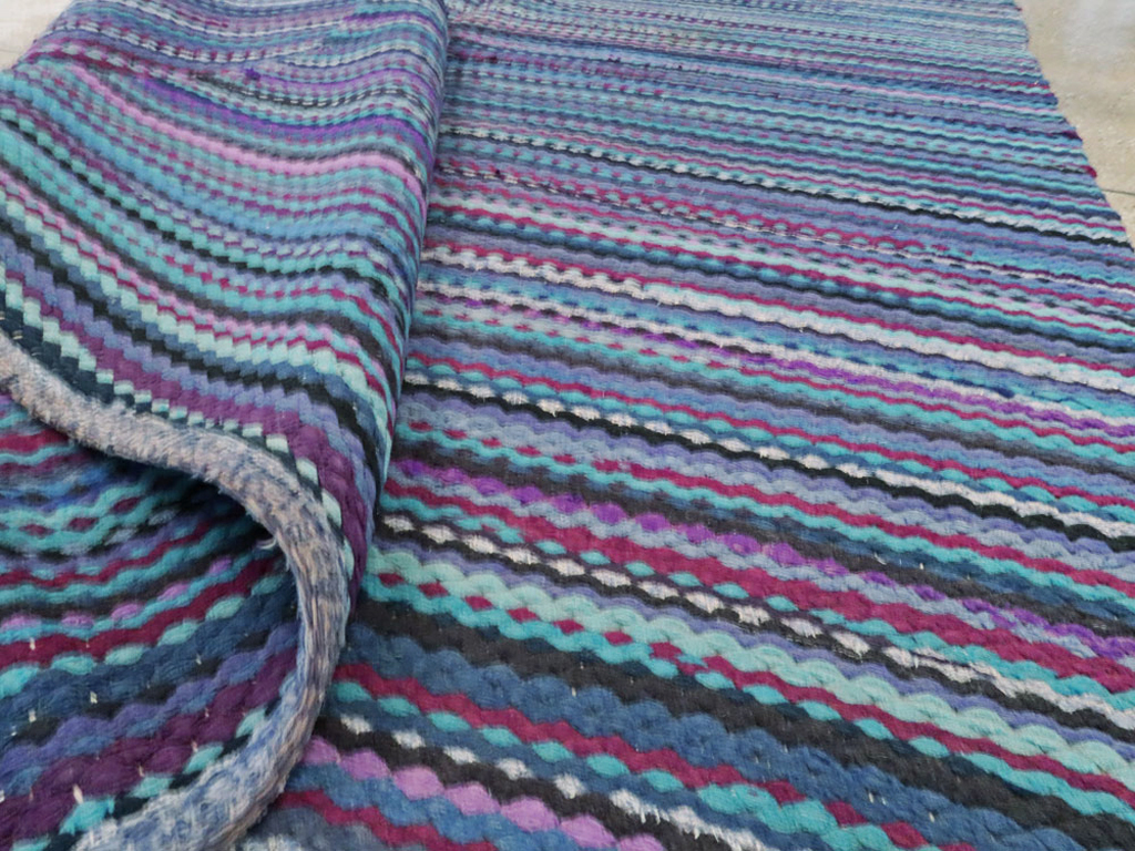 Vintage American Braid Rug, No.21717 - Gsblank