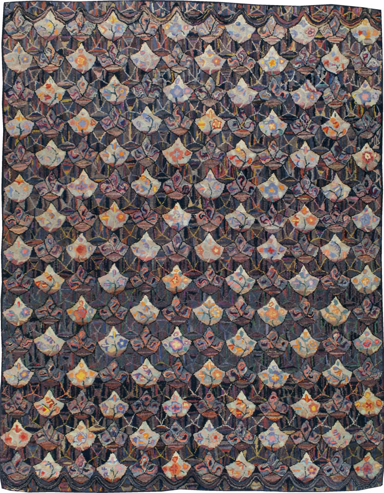 Antique American Hook Rug, No.21719 - Gsblank