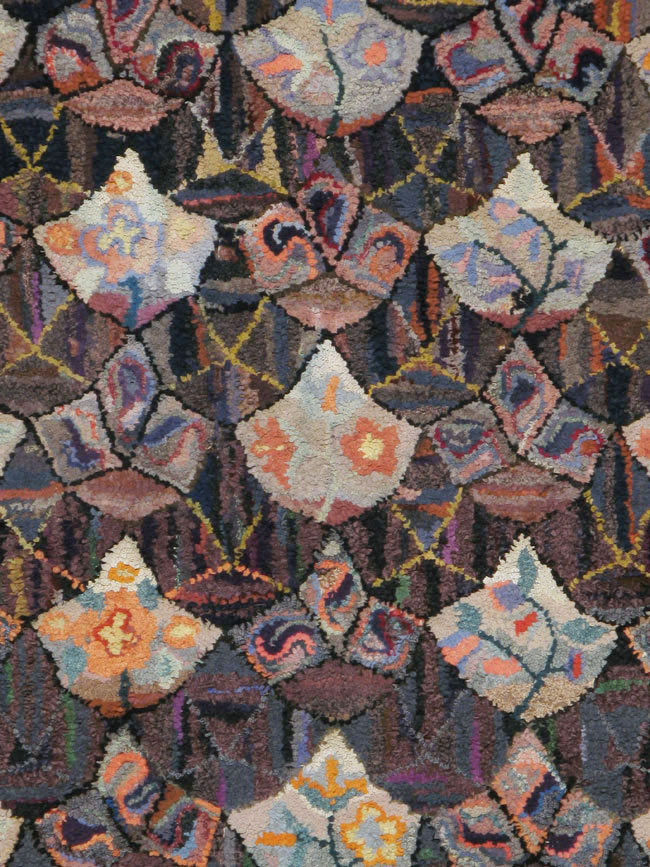 Antique American Hook Rug, No.21719 - Gsblank