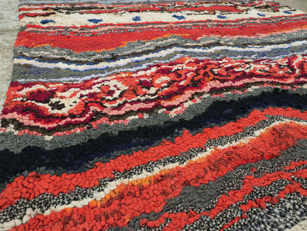 Antique American Hook Rug, No.21721 - Gsblank