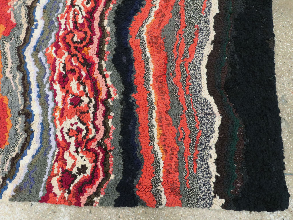 Antique American Hook Rug, No.21721 - Gsblank