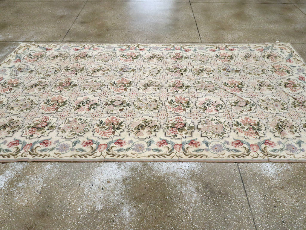 Antique English Needle-Point Carpet, No.21722 - Gsblank