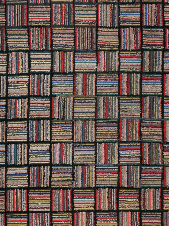 Antique American Hook Rug, No.21723 - Gsblank
