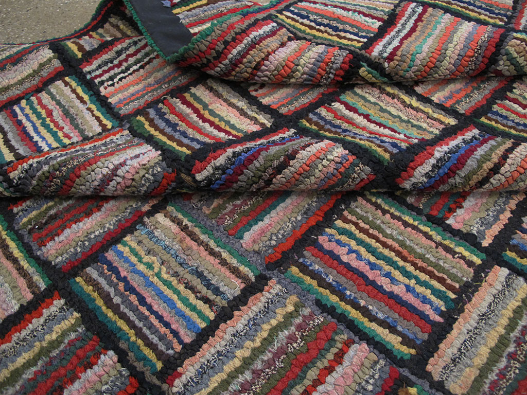 Antique American Hook Rug, No.21723 - Gsblank