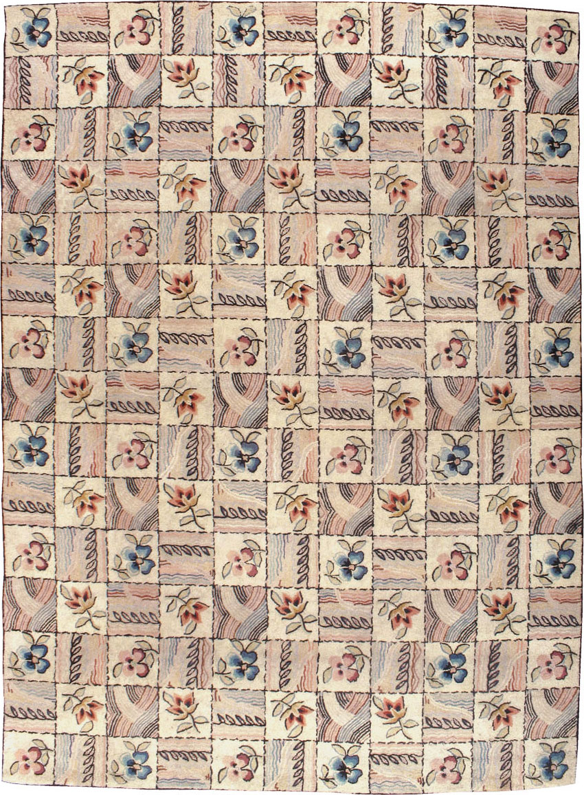 Antique American Hook Rug, No.21730 - Gsblank