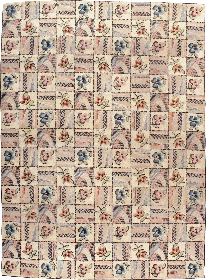 Antique American Hook Rug, No.21730 - Gsblank