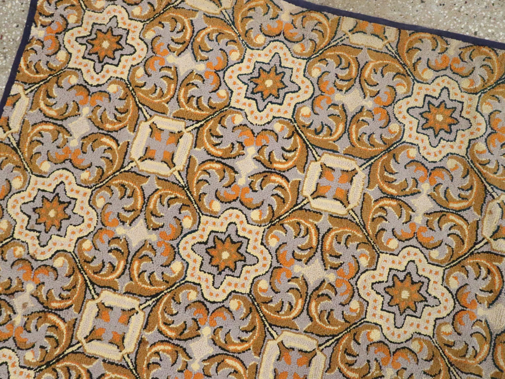 Antique American Hook Rug, No.21739 - Gsblank