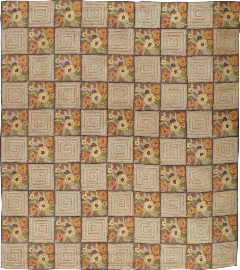 Antique American Hook Rug, No.21740 - Gsblank