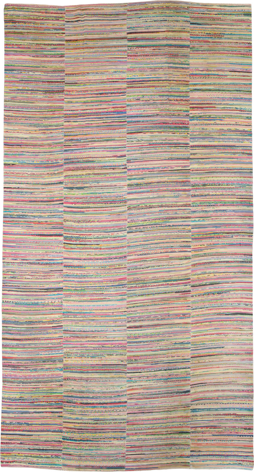 Vintage American Rag Rug, No.21743 - Gsblank