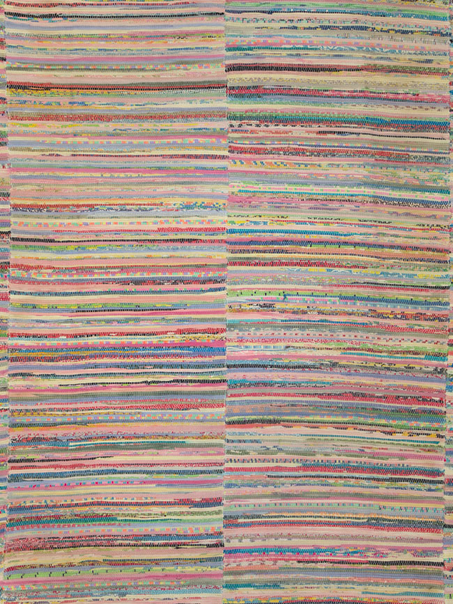 Vintage American Rag Rug, No.21743 - Gsblank