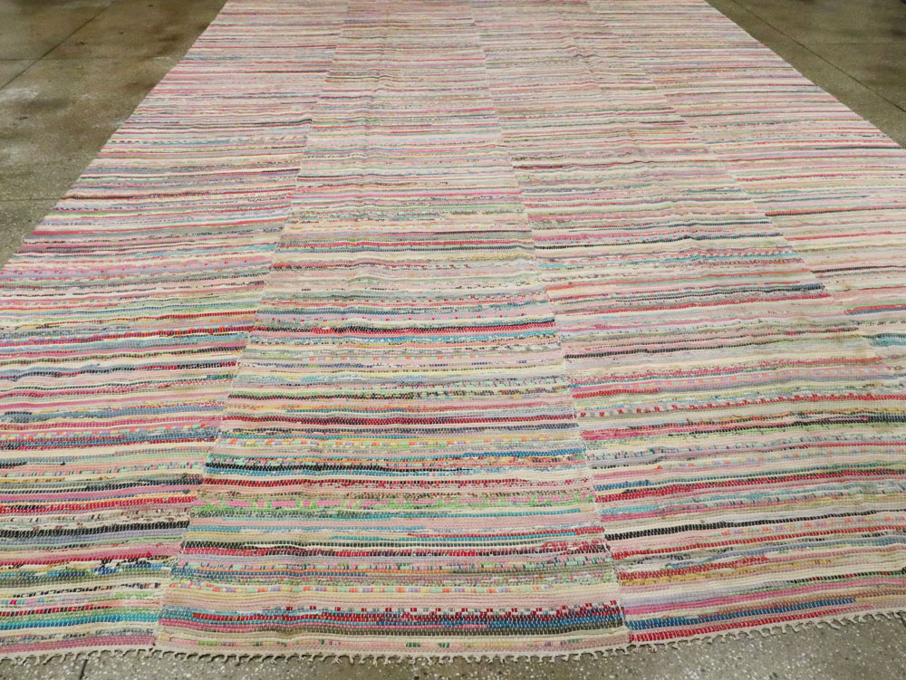 Vintage American Rag Rug, No.21743 - Gsblank