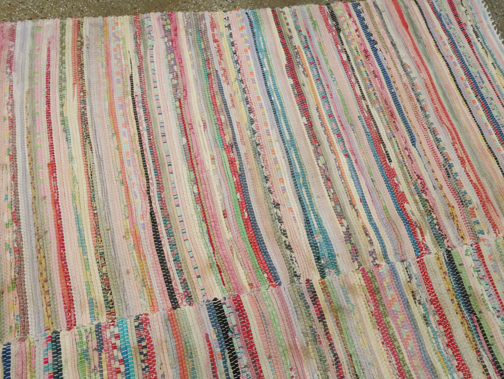 Vintage American Rag Rug, No.21743 - Gsblank