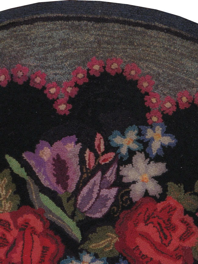Antique American Hook Rug, No.21750 - Gsblank