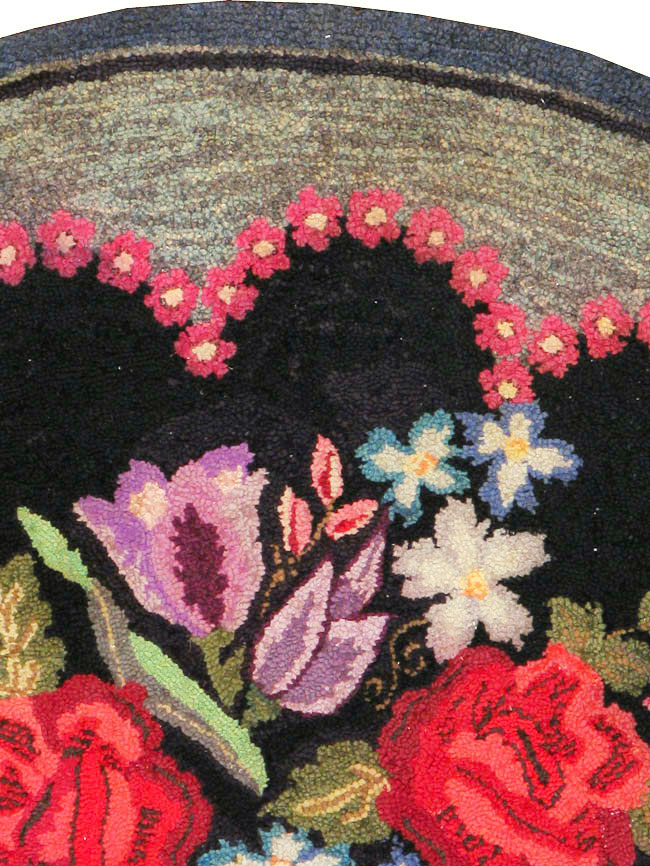 Antique American Hook Rug, No.21750 - Gsblank